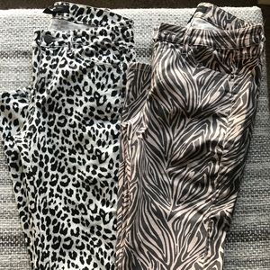 Animal print pants by Mango